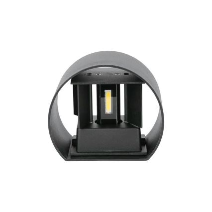 LED Āra sienas lampa LED/6W/230V 3000K IP65 melna