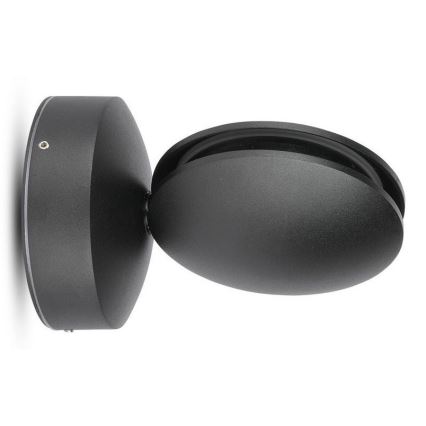 LED Elastīga āra sienas lampa LED/7W/230V 4000K IP65 melna