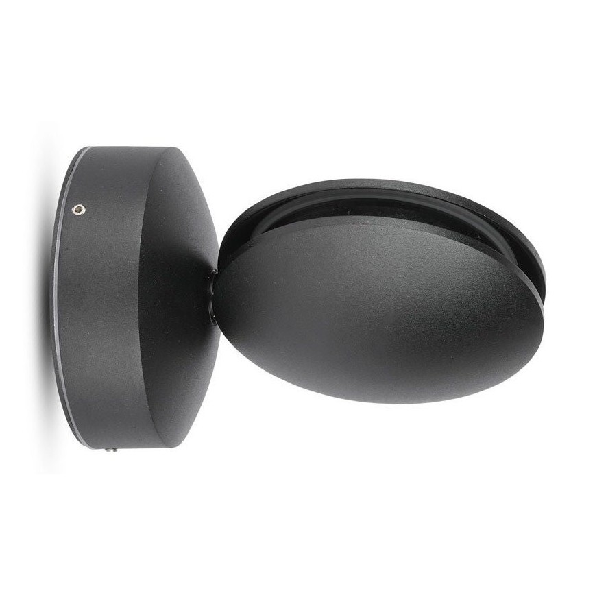 LED Elastīga āra sienas lampa LED/7W/230V 4000K IP65 melna