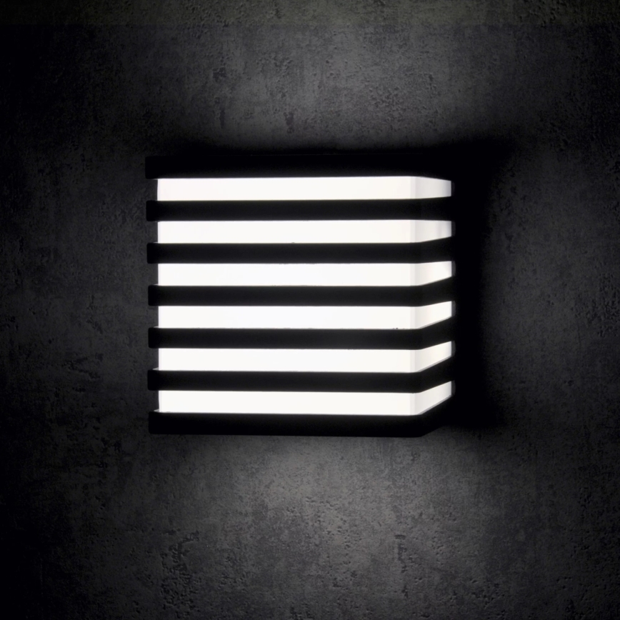 LED Āra sienas lampa MAXWELL LED/10W/230V IP54 antracīts