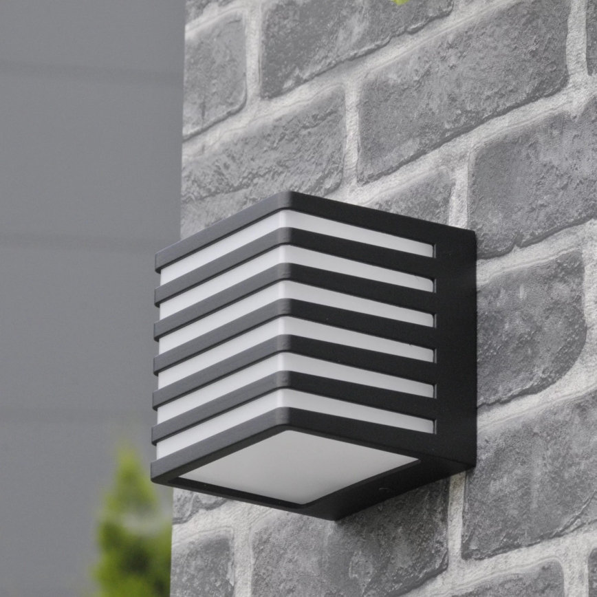 LED Āra sienas lampa MAXWELL LED/10W/230V IP54 grafīta