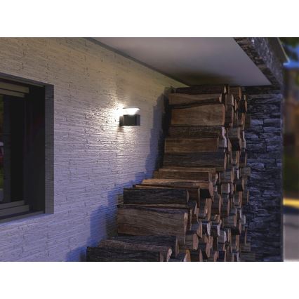 LED Āra sienas lampa ORNELA LED/6W/230V 3000K IP54 antracīta