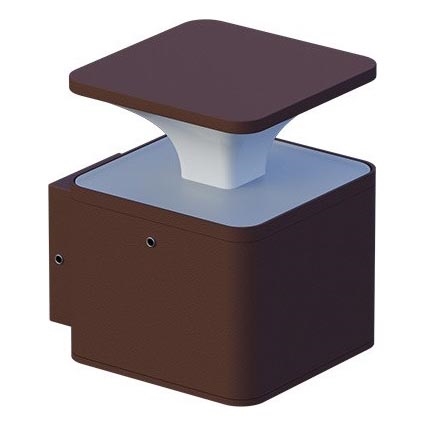 LED Āra sienas lampa ORNELA LED/6W/230V 3000K IP54 brūna