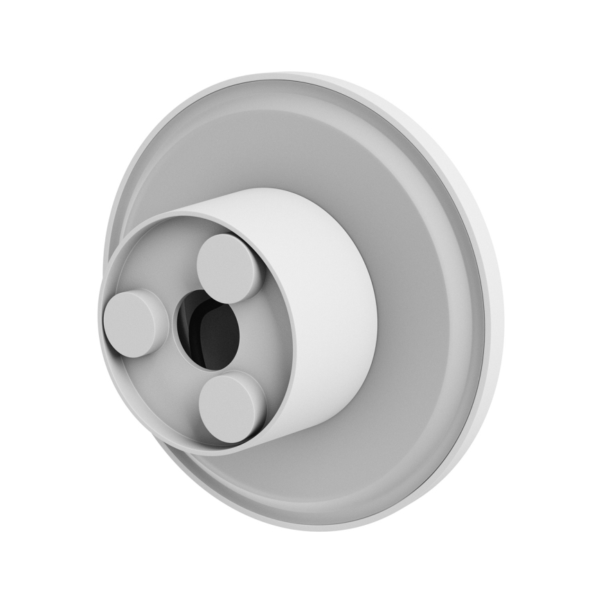 LED Āra sienas lampa PIATTA LED/18W/230V 3000/4000/6000K d. 25 cm IP44 balta