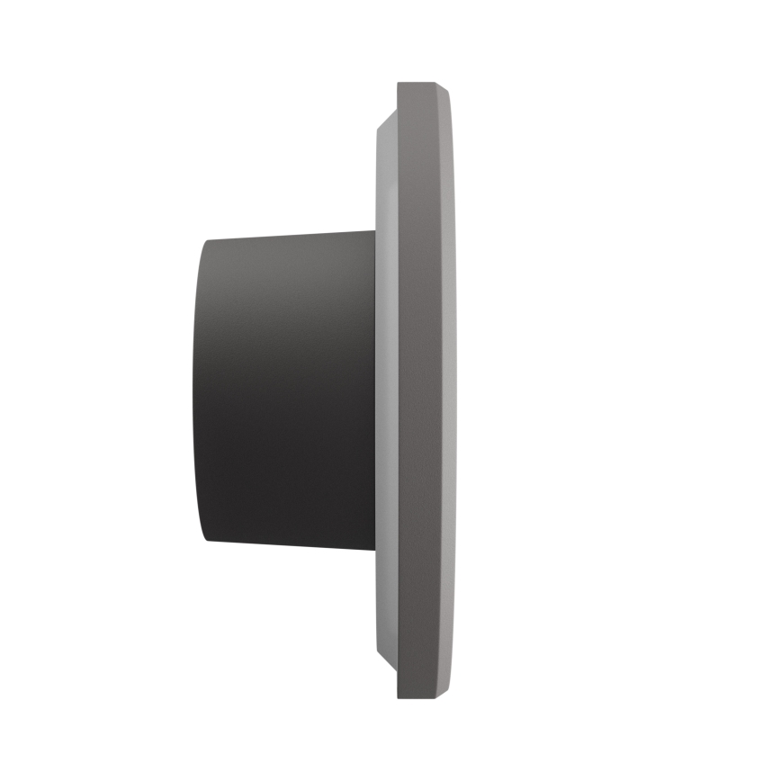 LED Āra sienas lampa PIATTA LED/18W/230V 3000/4000/6000K d. 25 cm IP44 pelēka