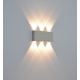 LED Āra sienas lampa SILBER 6xLED/1W/230V IP54