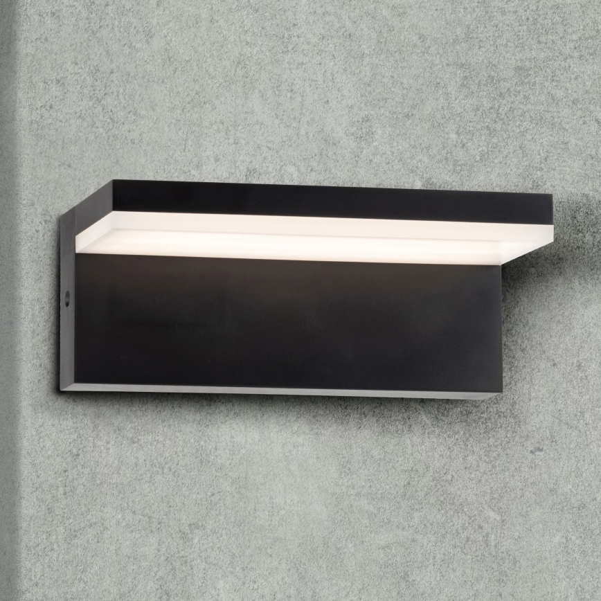 LED Āra sienas lampa TESA LED/10W/230V IP54 melna