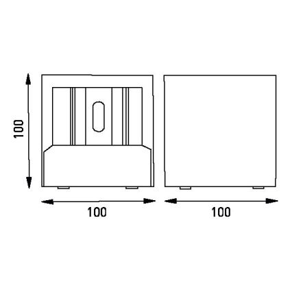 LED Āra sienas lampa TILL LED/6W/230V IP44