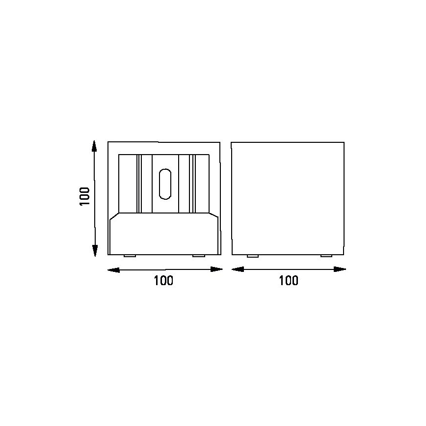 LED Āra sienas lampa TILL LED/6W/230V IP44