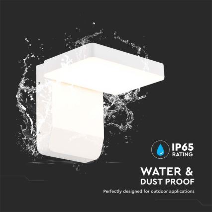 LED Āra sienas locāma lampa LED/17W/230V IP65 3000K, balta