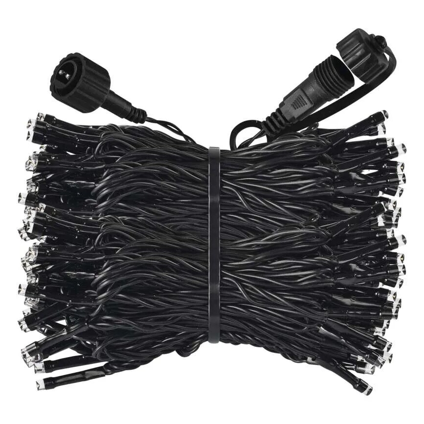 LED āra virtene 100xLED/10m IP44 auksti balta