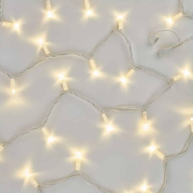 LED āra virtene 100xLED/10m IP44 silti balta