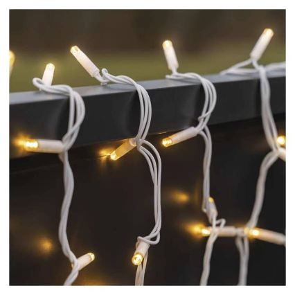 LED āra virtene 100xLED/10m IP44 silti balta