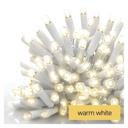 LED āra virtene 100xLED/10m IP44 silti balta
