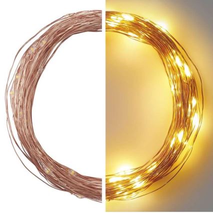 LED  āra virtene 100xLED/15m IP44 siltā balta