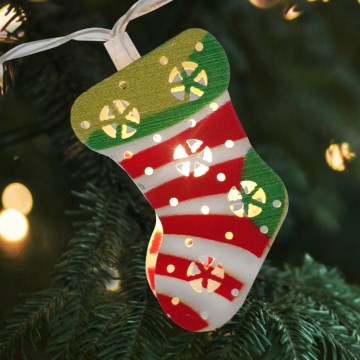 LED āra virtene 10xLED/2xAA 1,65 m IP44 siltā balta apvalki