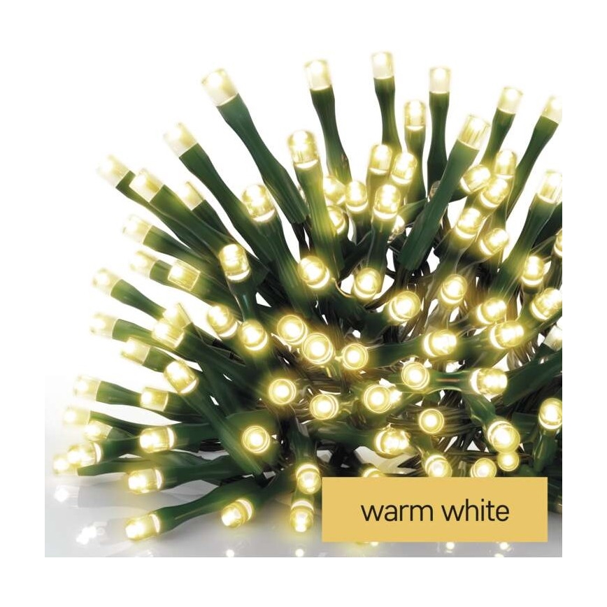 LED āra virtene 120xLED/8 režīmi 17m IP44 siltā balta