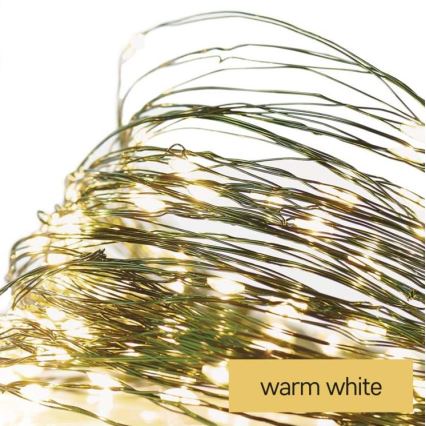 LED āra virtene 150xLED/20m IP44 silta balta