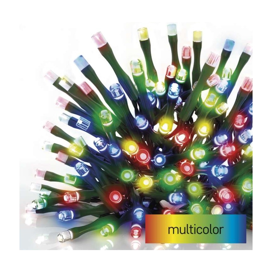 LED āra virtene 180 LED, 23 m, IP44, daudzkrāsaina