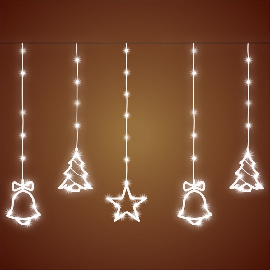 LED āra virtene, 186 LED, 7 m, IP44, auksti balta