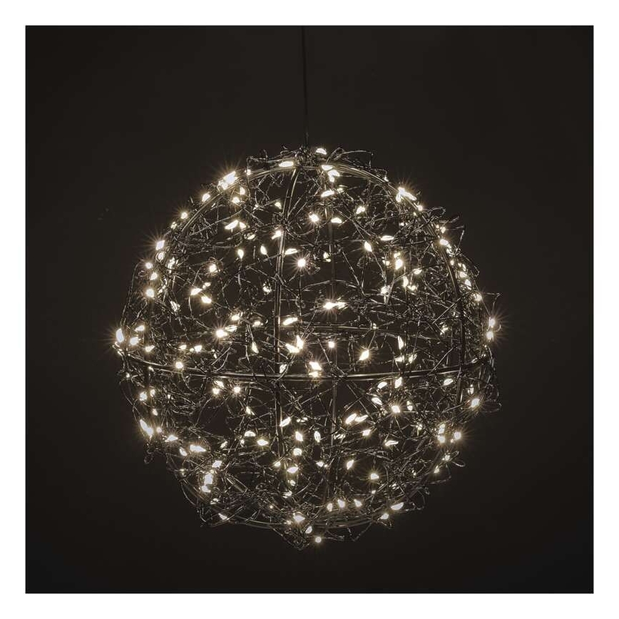 LED āra virtene 200xLED 5 m IP44 silti balta