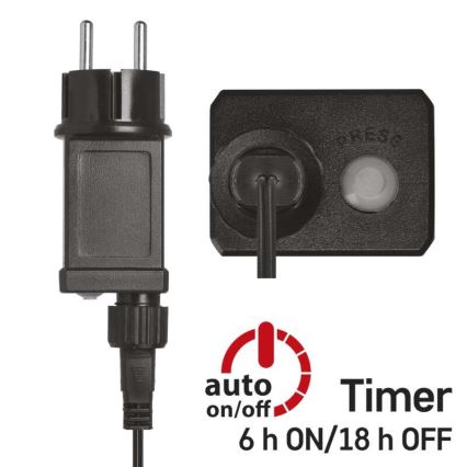 LED āra virtene 40xLED/9m IP44 silti balta