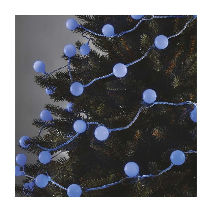 LED āra virtene 40xLED/9m IP44 zila