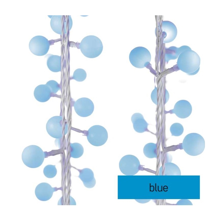 LED āra virtene 40xLED/9m IP44 zila