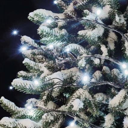 LED āra virtene 50xLED/5m IP44 auksti balta