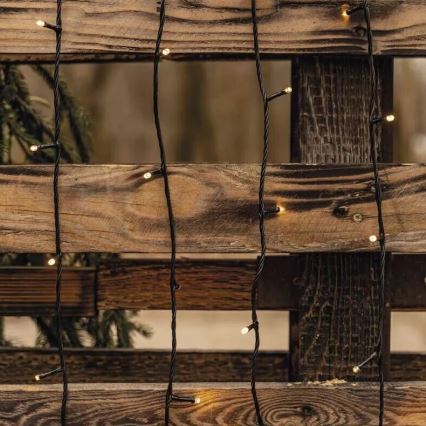 LED āra virtene 50xLED/5m IP44 siltā balta