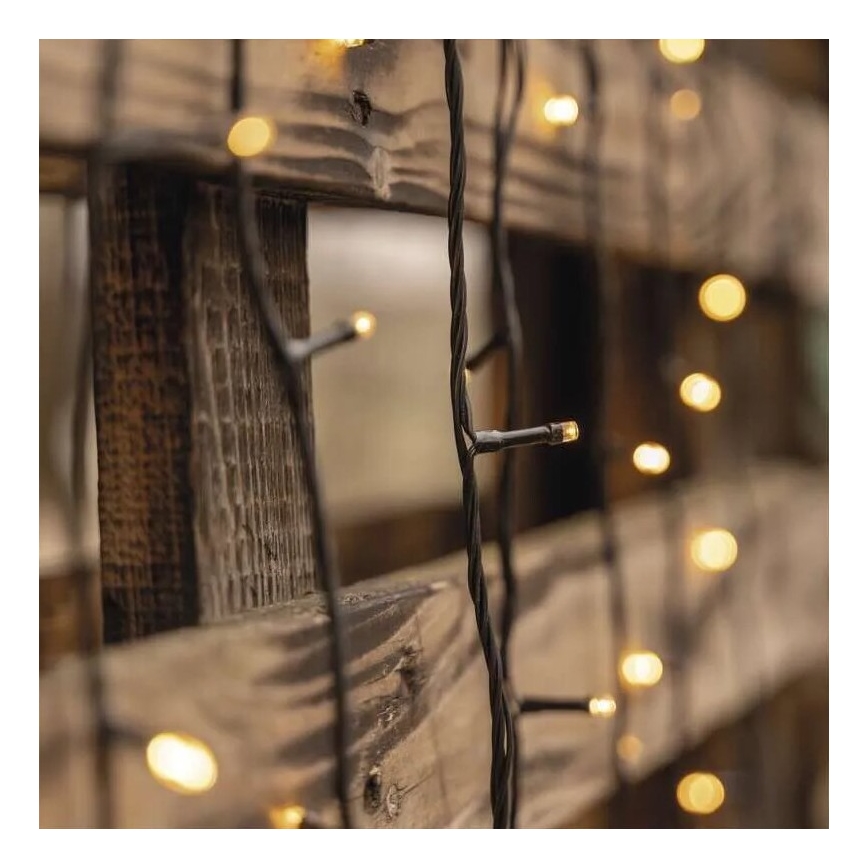 LED āra virtene 50xLED/5m IP44 siltā balta