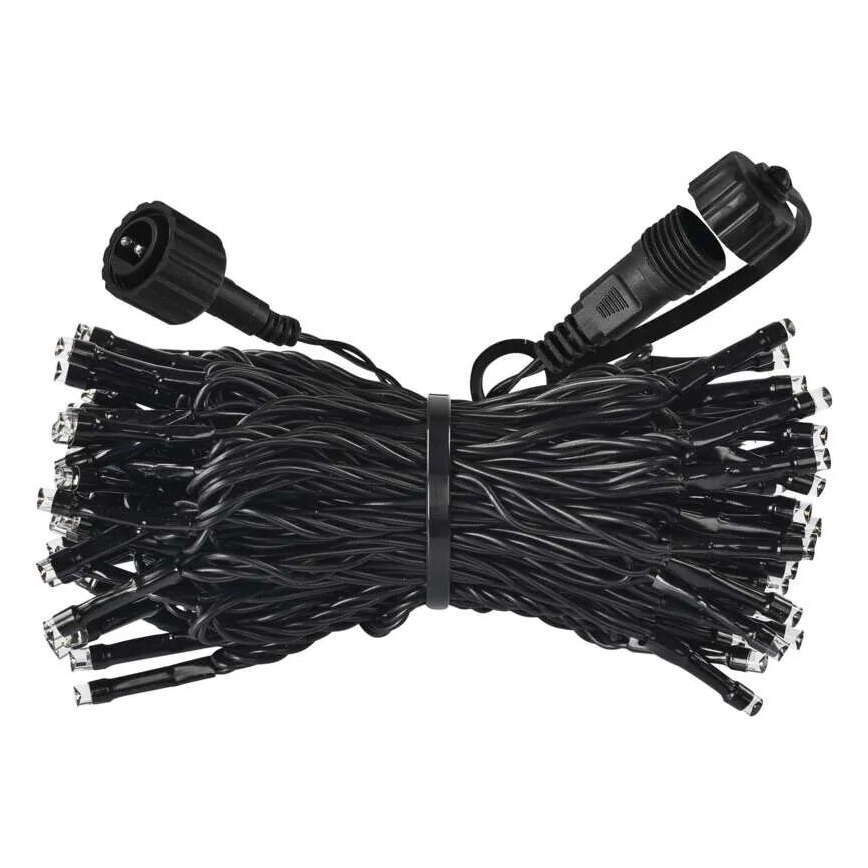 LED āra virtene 50xLED/5m IP44 siltā balta