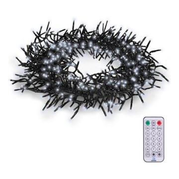 LED āra virtene 576xLED/8 funkcijas 8m IP44 auksti balta + ar tālvadību