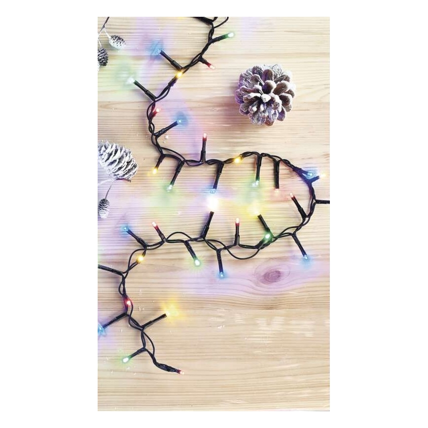 LED āra virtene 600xLED/17m IP44 daudzkrāsaina