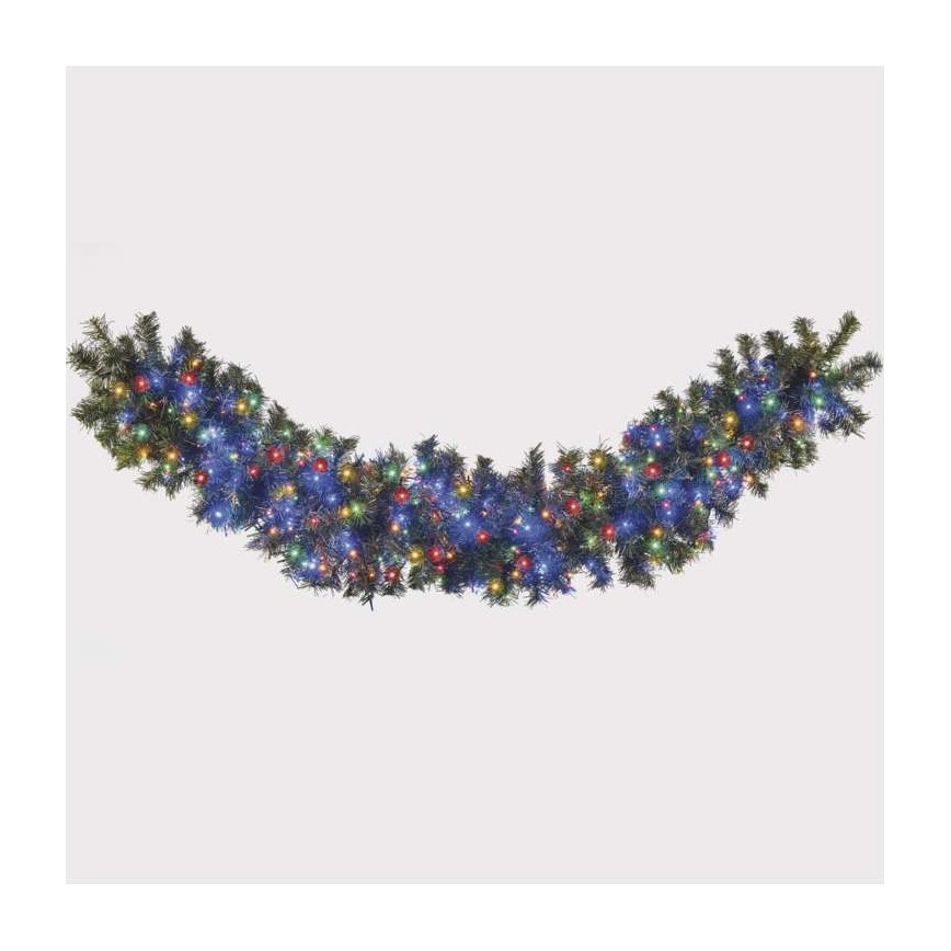 LED āra virtene 600xLED/17m IP44 daudzkrāsaina