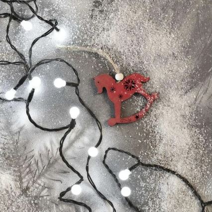 LED āra virtene 80 LED / 8 funkcijas, 13 m, auksti balta, IP44