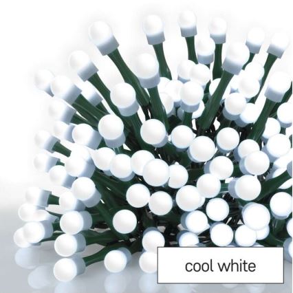 LED āra virtene 80xLED/13m IP44 auksti balta