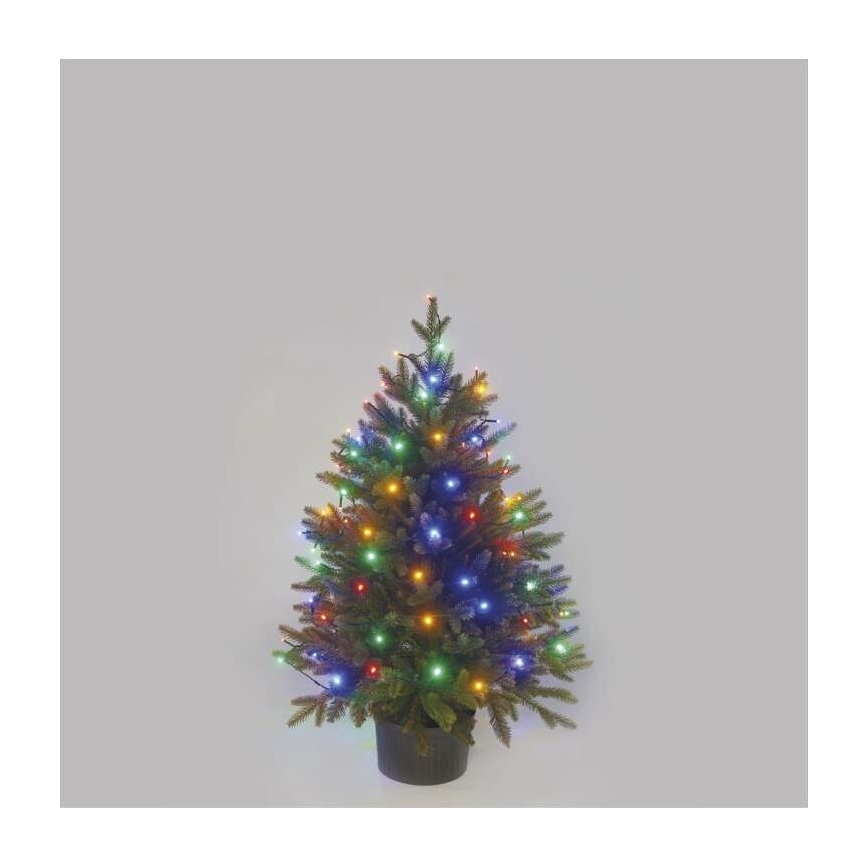 LED āra virtene 80xLED/13m IP44 daudzkrāsaina