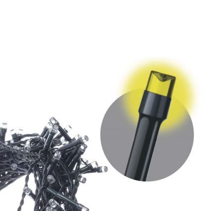 LED āra virtene 80xLED/13m IP44 siltā balta