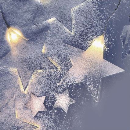 LED āra virtene 8xLED/5,84m IP44 zvaigznes