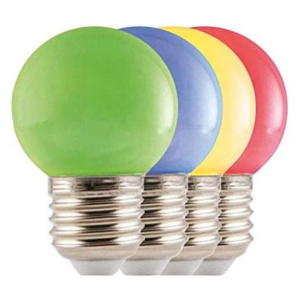 LED Āra virtene EASY CONNECT 8xE27 5m IP44 daudzkrāsaina
