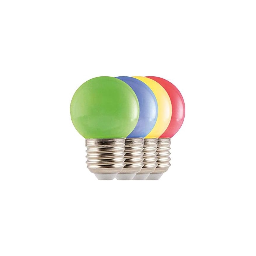 LED Āra virtene EASY CONNECT 8xE27 5m IP44 daudzkrāsaina