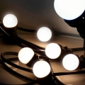 LED Āra virtene EASY CONNECT 8xE27 5m IP44 silti balta