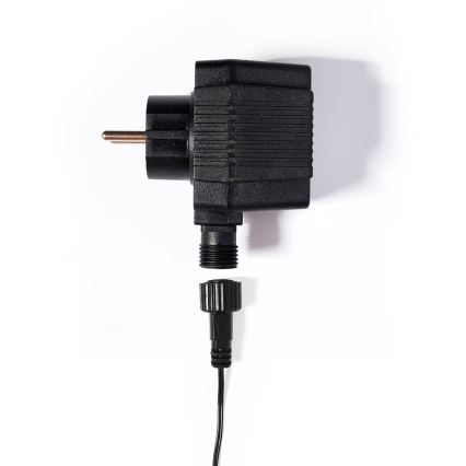 LED Ziemassvētku āra virtene FELICIA FILAMENT 20xE10 19m balta/silti balta IP44, Made in the EU