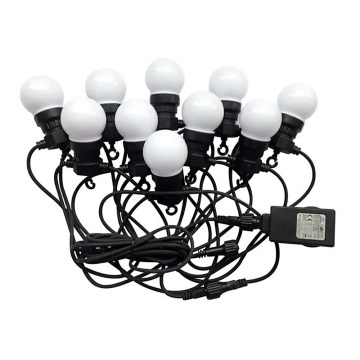 LED Āra virtene STRING 5m 10xLED/0,5W/230V IP44 3000K