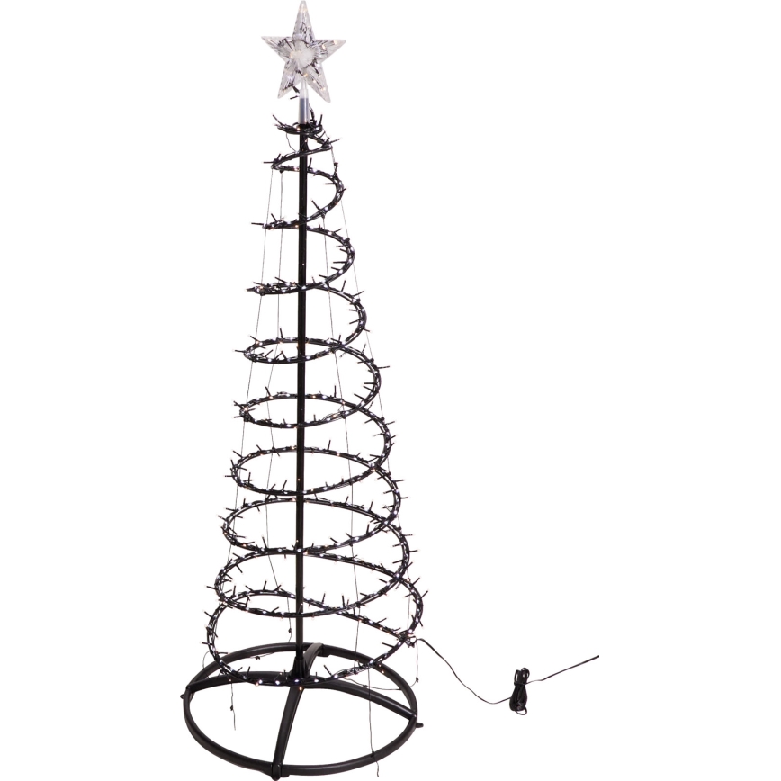 LED āra Ziemassvētku eglīte 524xLED/230V, 15 funkciju, 150 cm, IP44, siltā balta