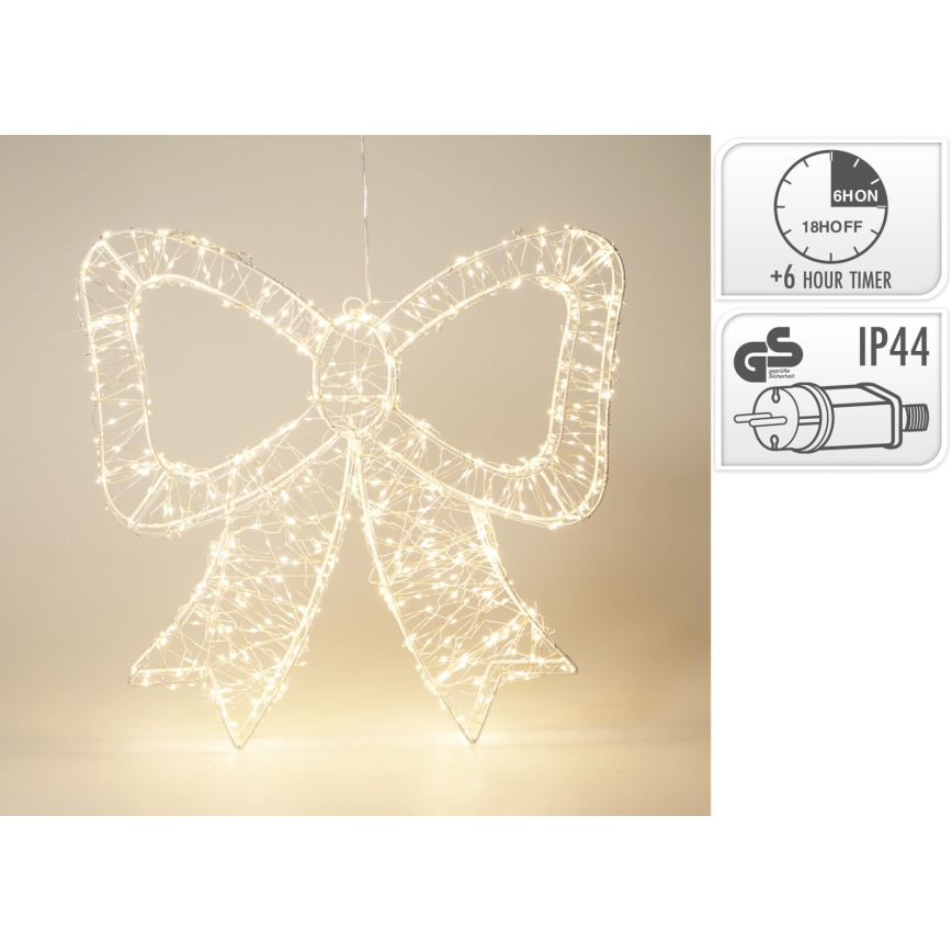 LED āra Ziemassvētku dekorācija 720xLED/6W/230V 46 cm IP44 silti balta lente/balta