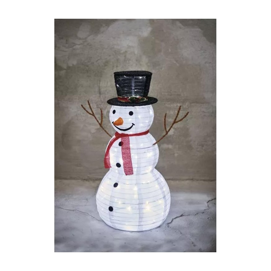 LED Āra Ziemassvētku dekors 80xLED/2,25W/4,5/230V IP44 90 cm sniegavīrs