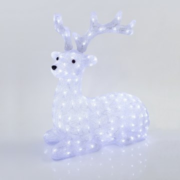 LED āra Ziemassvētku dekors — briedis, 200xLED/6W/230V, IP44, auksti balts