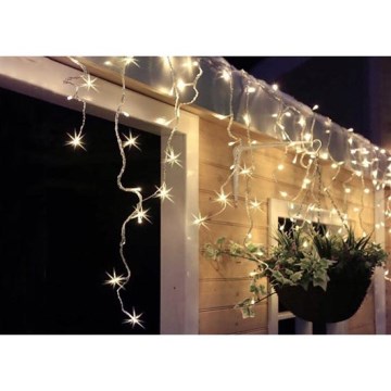 LED āra Ziemassvētku gaismu aizkars 120xLED/230V 3 m IP44